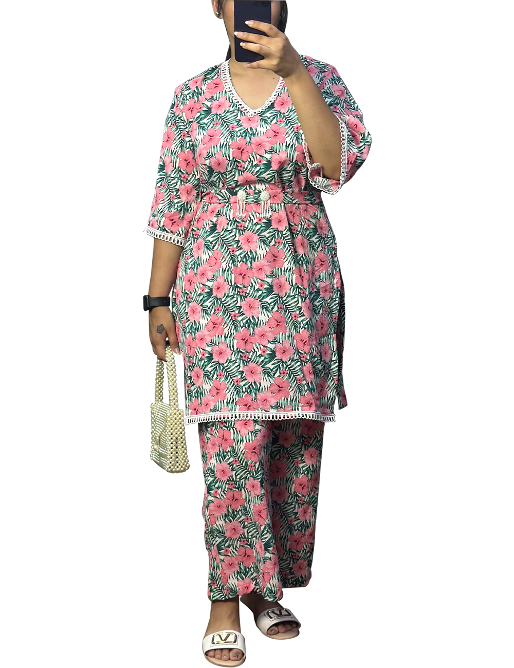 Floral Flair Cord Set