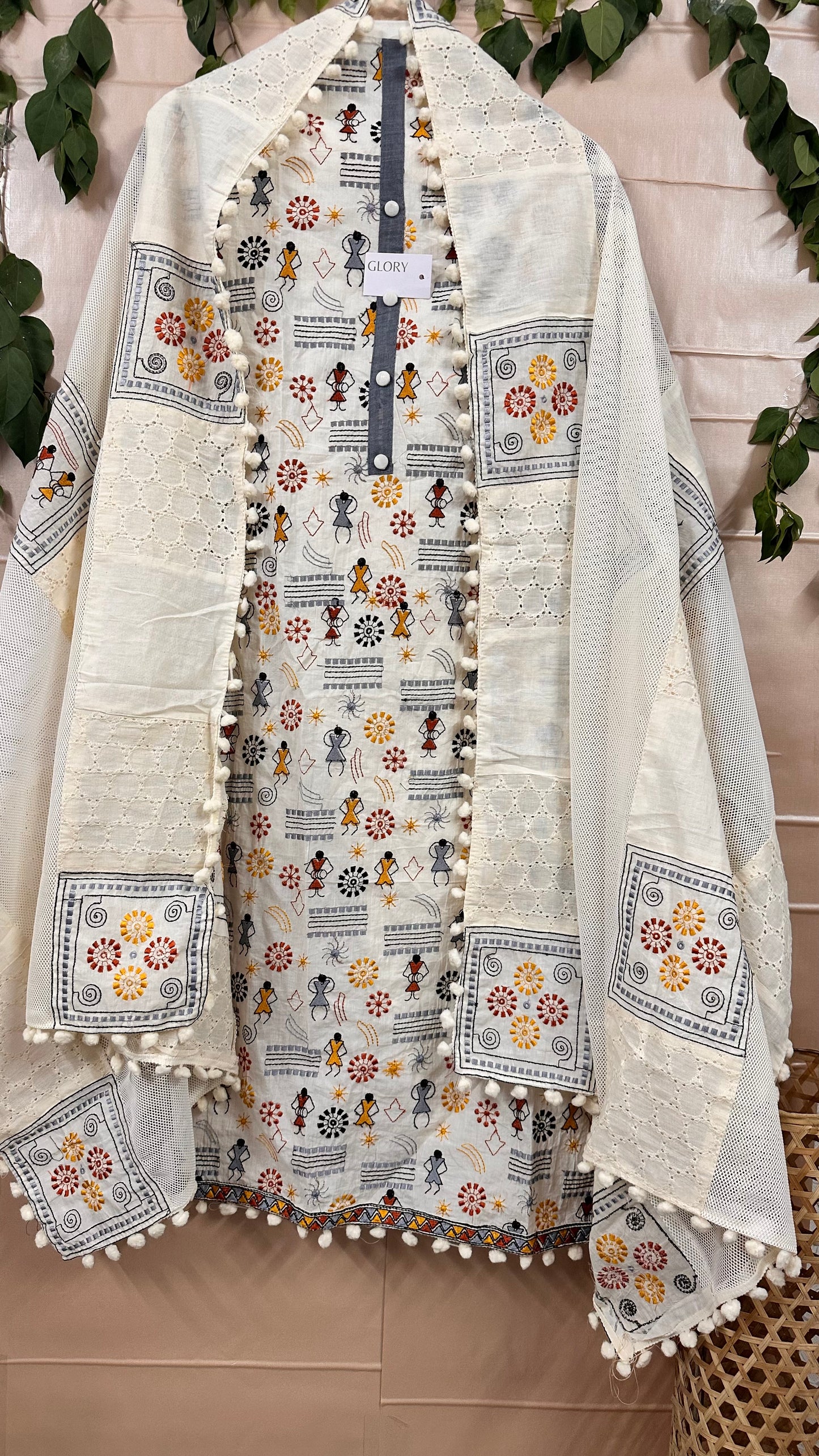Cotton Warli Art