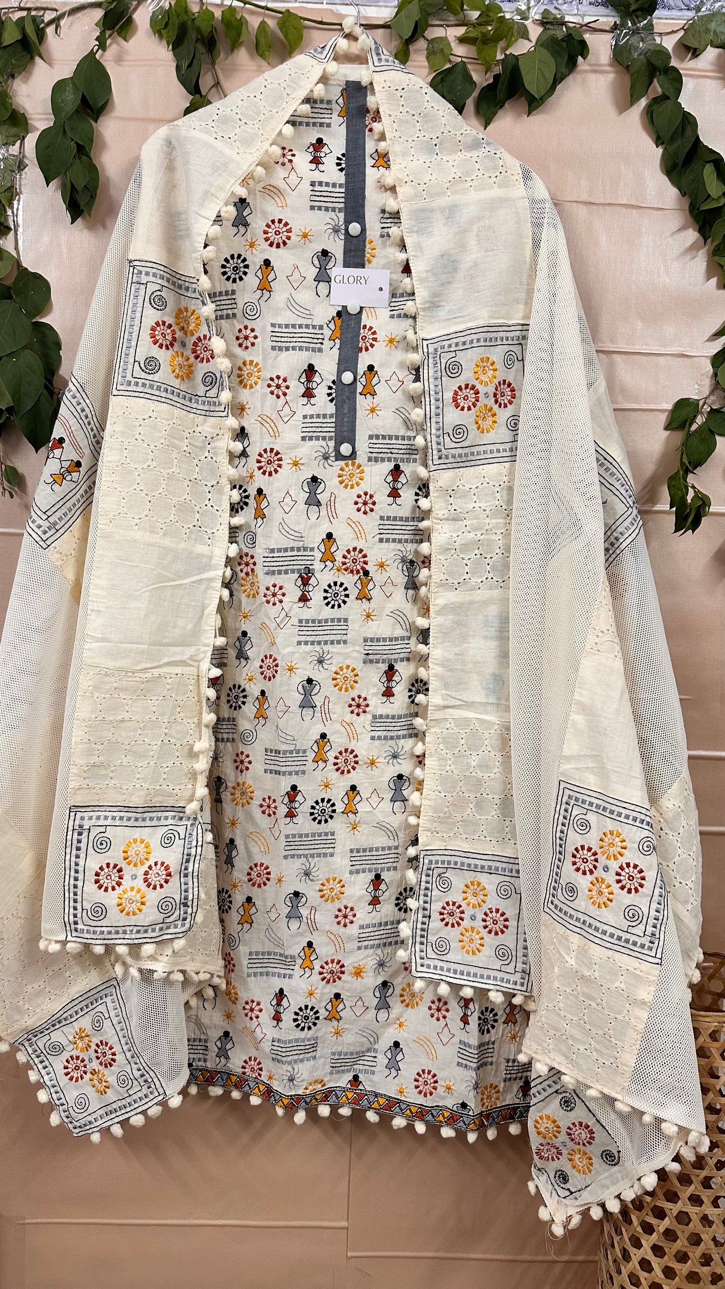 Cotton Warli Art