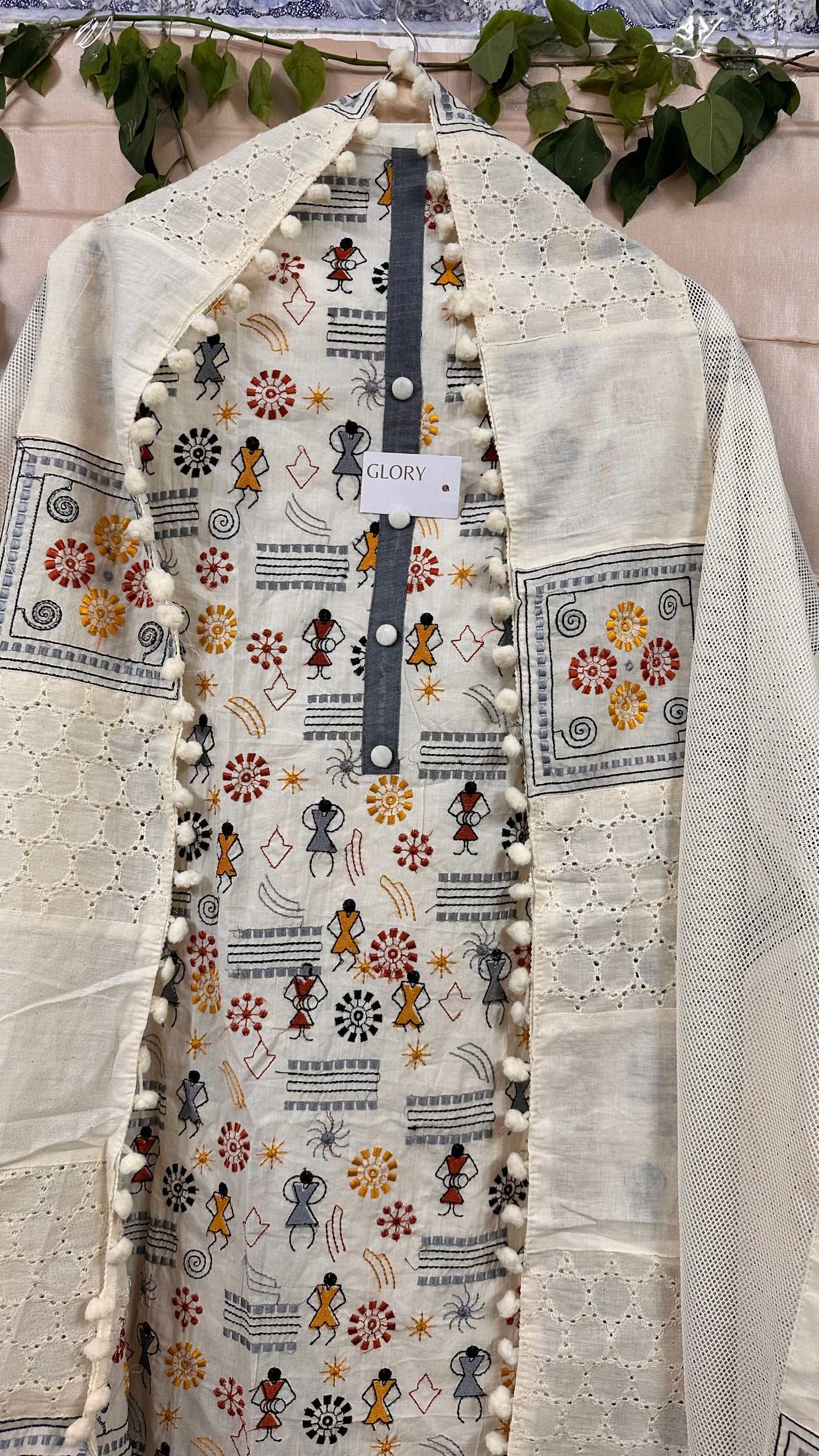 Cotton Warli Art