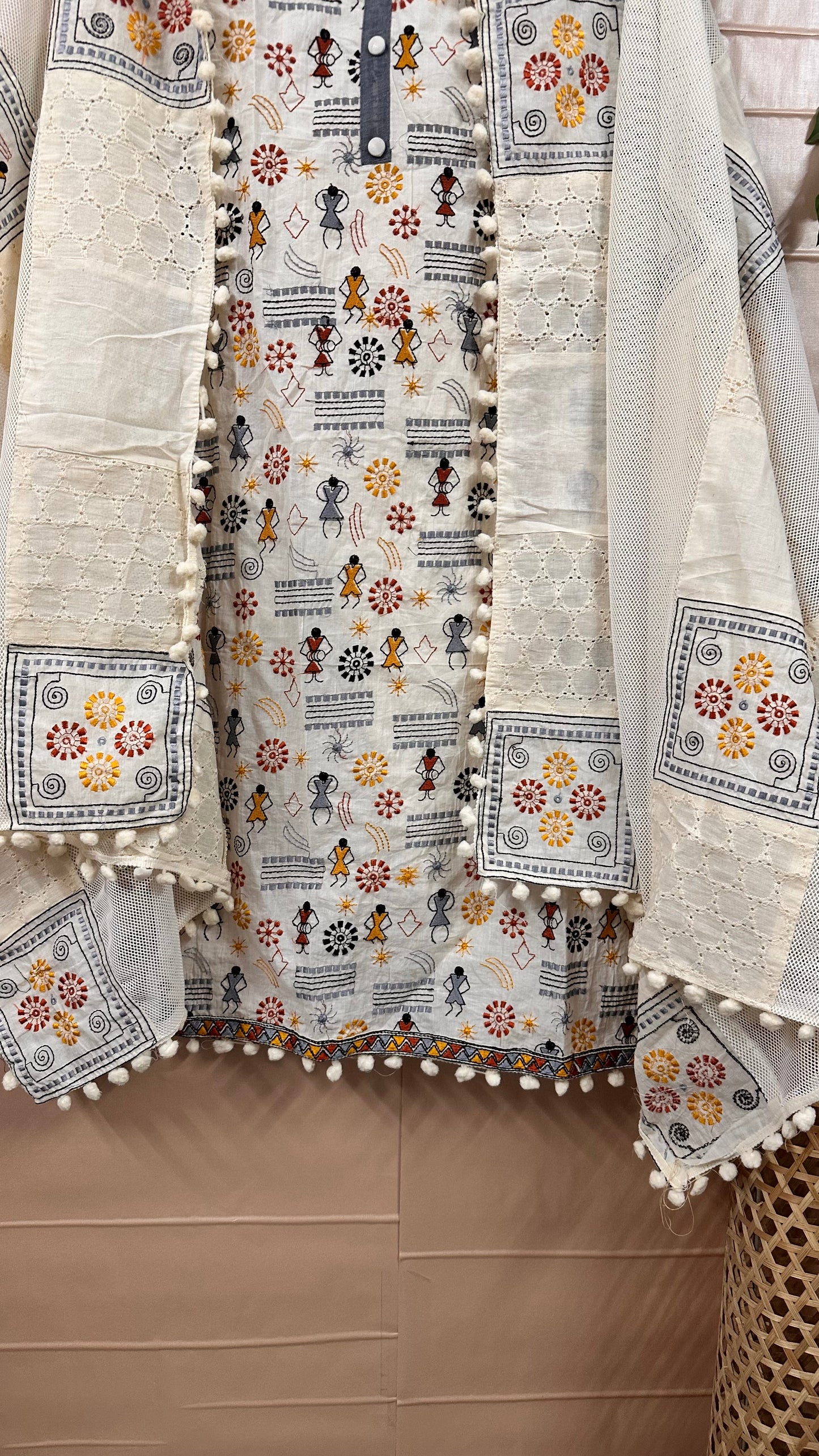 Cotton Warli Art