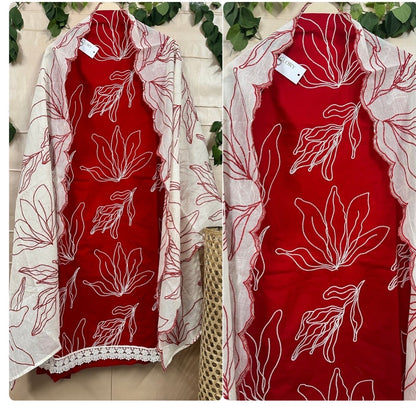 Cotton Embroidered Elegance