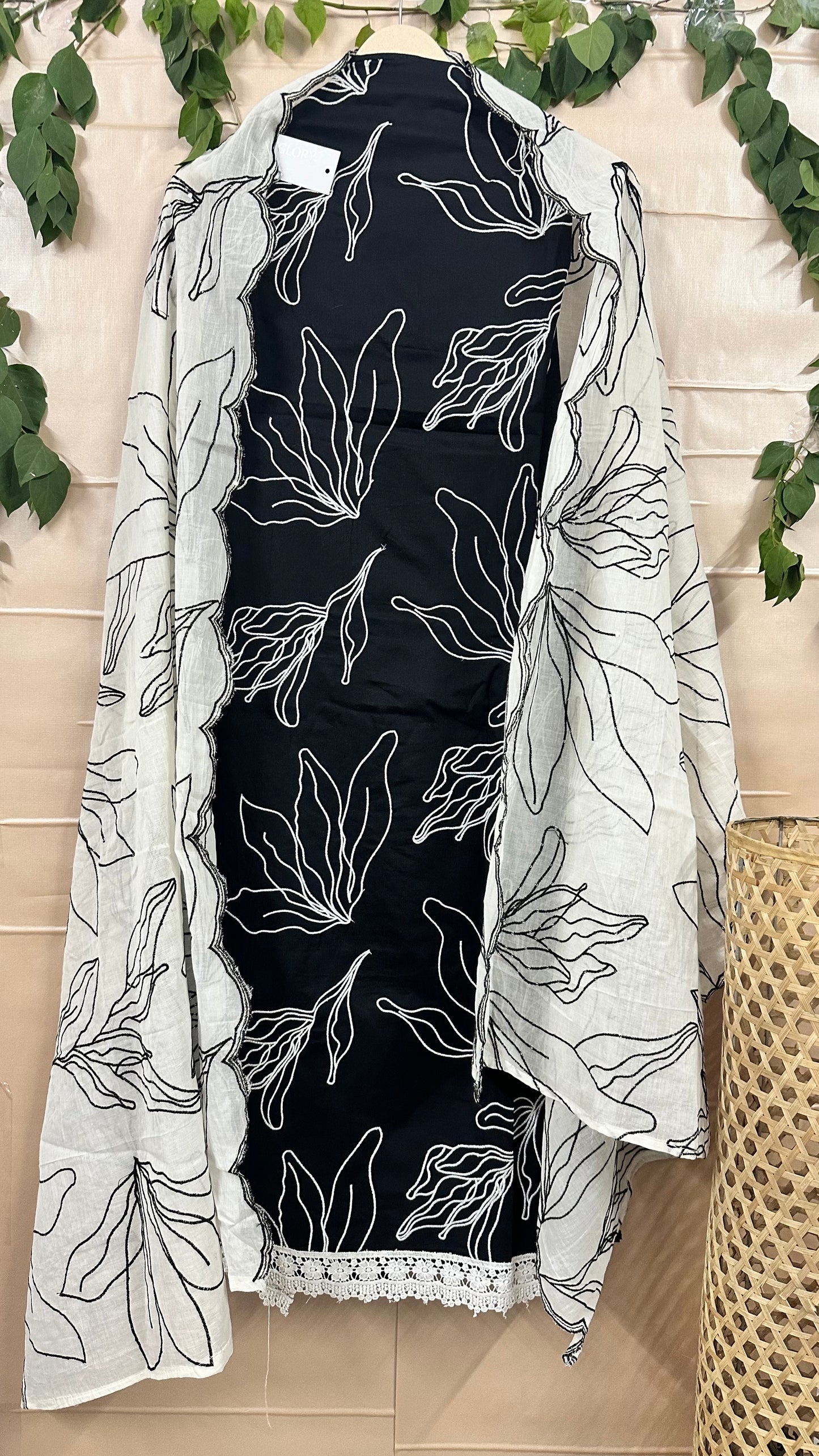 Cotton Embroidered Elegance